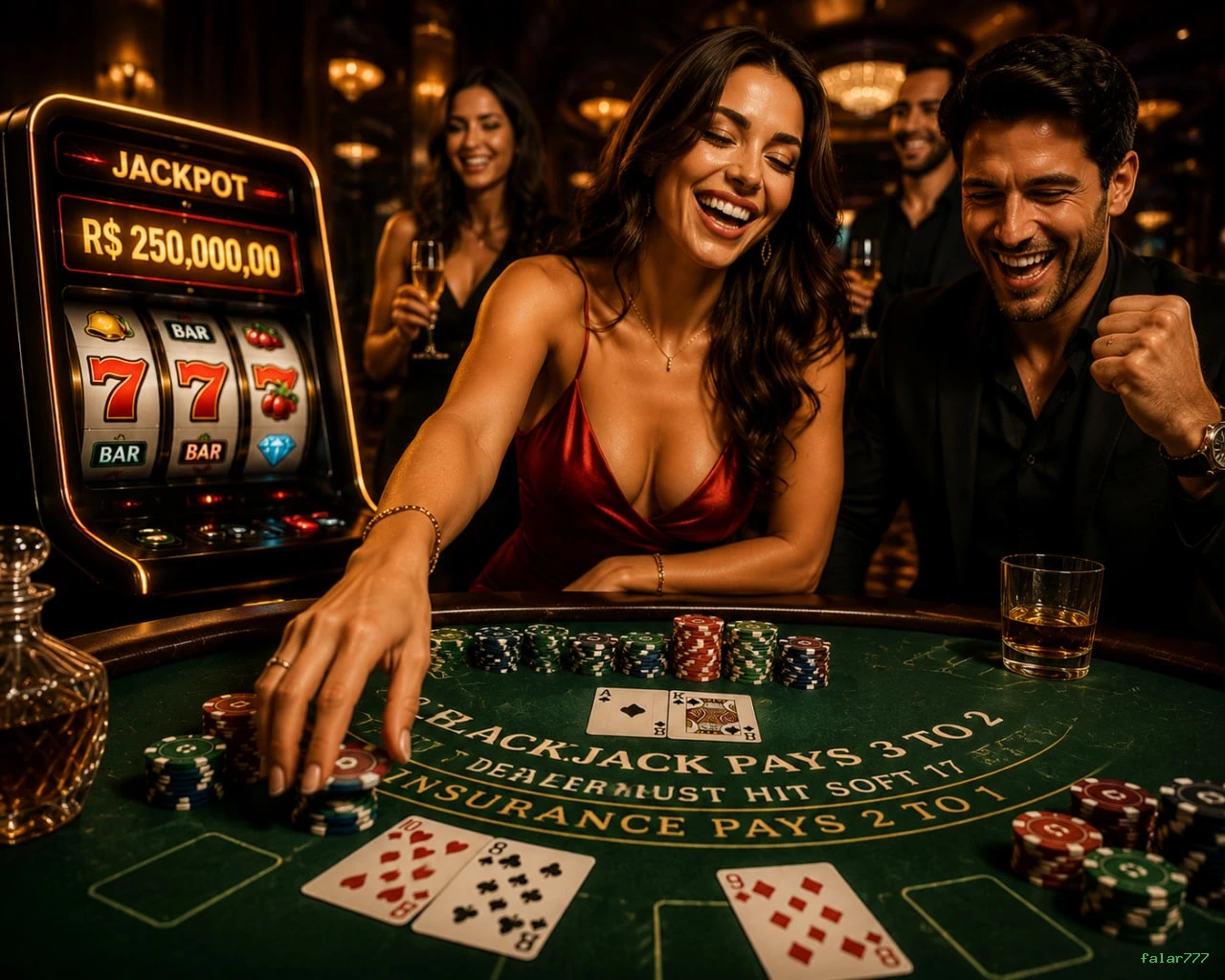 Bacará VIP com squeeze feature